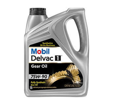 Mobil Delvac 1 Gear Oil 75W-90 jug