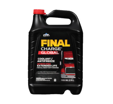Peak final charge global gallon container